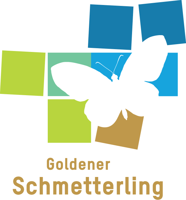Goldener Schmetterling Logo
