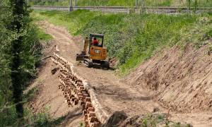 costruzione del sentiero dei Meandri